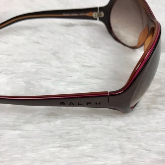 RALPH LAUREN Sunglasses Oversized Tortoiseshell 7569S/0TV7 Gradient Lens Women's - Picture 5 of 8